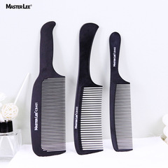 跨境熱賣剪髮梳理髮店塑料密齒推剪梳防靜電蘋果梳美發梳子批發