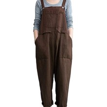 亚马逊ebay速卖通wish热卖 大码背带裤女士宽松休闲女式裤子夏