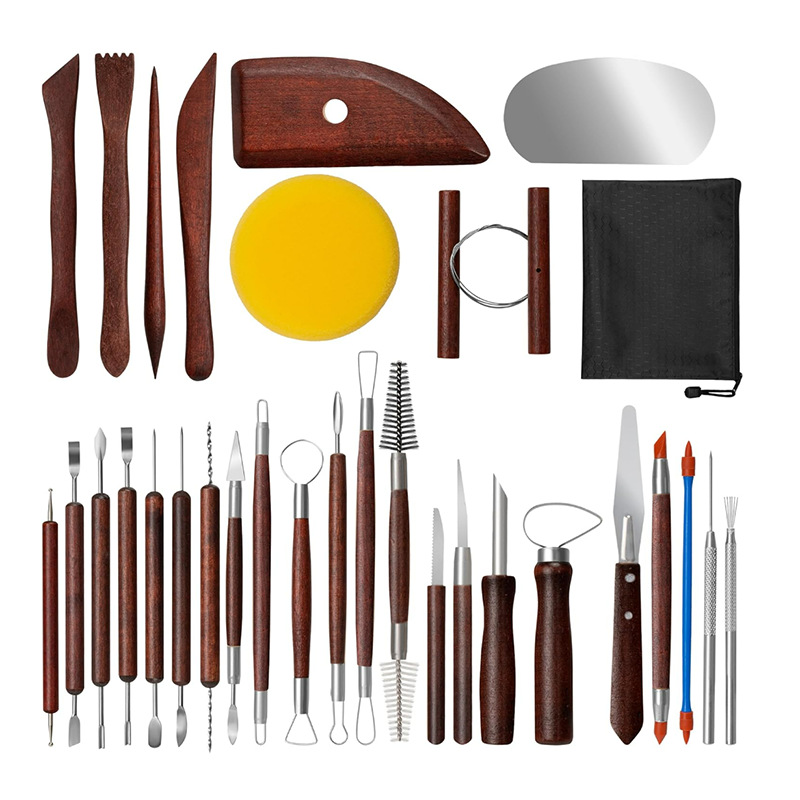 클레이 도구 마호가니 43종 세트 [마호가니 모델]