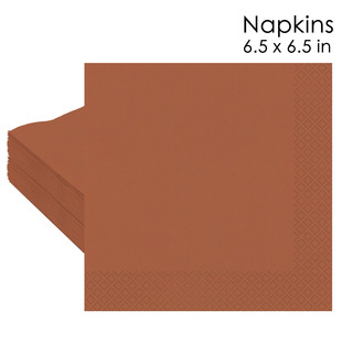 Jiu Yi Launches New Retro-Themed Party Supplies, Commercial Skin-Friendly Pure Color Terracotta Disposable Square Paper Towels