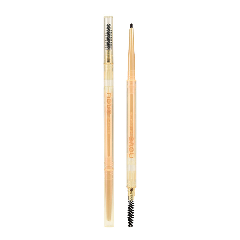NOVO5565 Sketch Liquid Double Waterproof and Sweatproof Durable Fine Head Eyebrow Pen_voghion.com