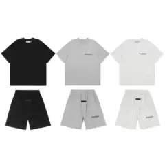FOG ESSENTIALS Fear of God Essentials Fleece Short Sleeve T-Shirt - High Street Pure Cotton