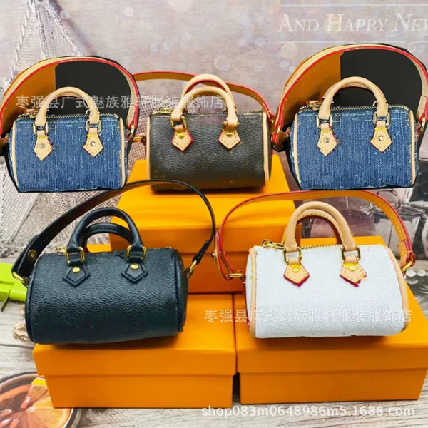 Mini New Nano Pillow Crossbody Bag for Women, Denim Style Coin Purse, Light Luxury Small Crossbody Bag, Cute and Exquisite