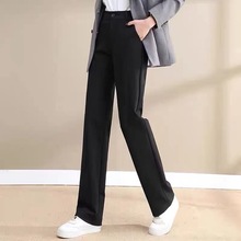 显瘦阔腿裤女夏气质长裤垂感西装裤小个子裤子休闲拖地裤直筒裤