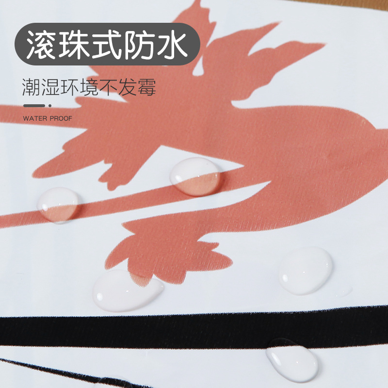 Suministro directo de fábrica PEVA cortina de ducha impermeable Cortina de baño cortina impermeable cortina de bloqueo de cocina sin perforar cortina de puerta