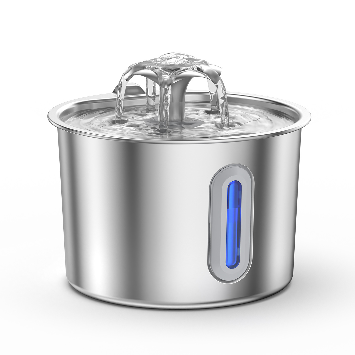Amazon nuevo dispensador de agua para mascotas de acero inoxidable dispensador de agua para gatos alimentador de agua para perros y gatos circulación automática de agua