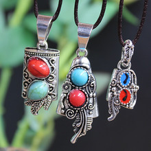 合金藏银狗牙套狼牙套 血性男儿吊坠 diy饰品配件