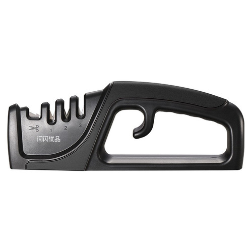 Shining Premium Knife Sharpener Home Kitchen Four-in-One Knife Sharpener Mini Fast Three-Stage Emery Knife Sharpener