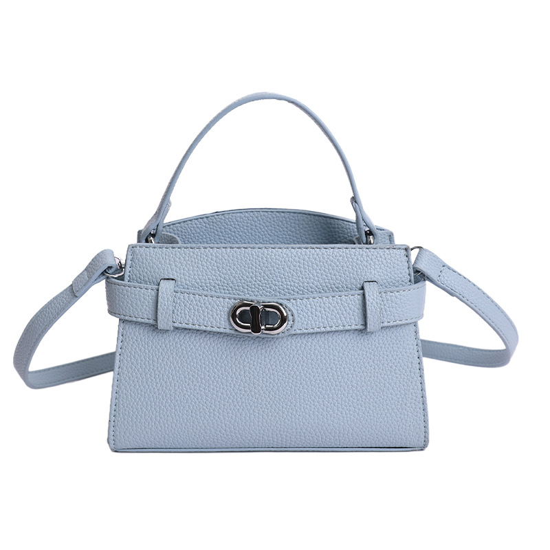 Textura de alta calidad nicho bolso de mano pequeño bolso de mujer nuevo ligeramente lujoso estampado lichi bolso Kylie bolso de mochila de estilo exterior