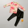 Split safflower trousers skirt