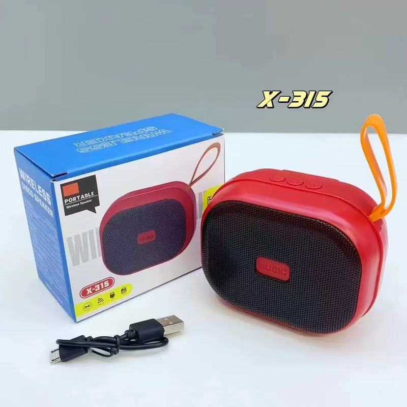 X-315蓝牙音箱低音炮户外骑行家用大音量插卡便携式小型迷你音响|undefined