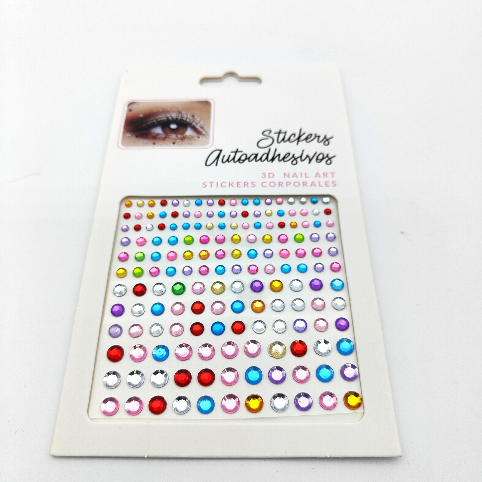 Pegatinas de diamantes para maquillaje de ojos, perlas faciales, pegatinas infantiles para escenario, diamantes de imitación para esquina de ojos y cara, pegatinas para la frente, decoración de uñas.