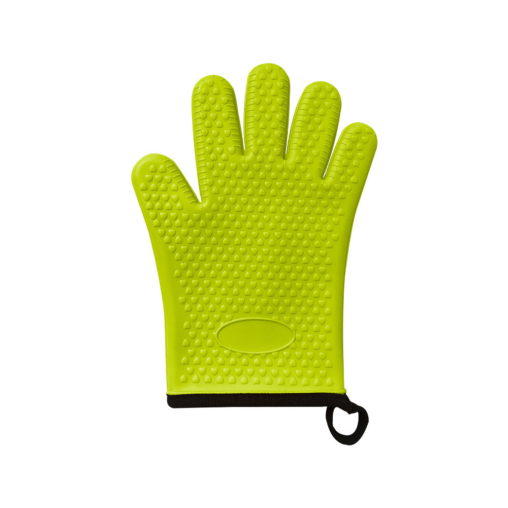 Guantes de silicona resistentes a quemaduras y aislamiento térmico resistentes a altas temperaturas antideslizantes herramientas de horneado de algodón para cocina doméstica horno de microondas