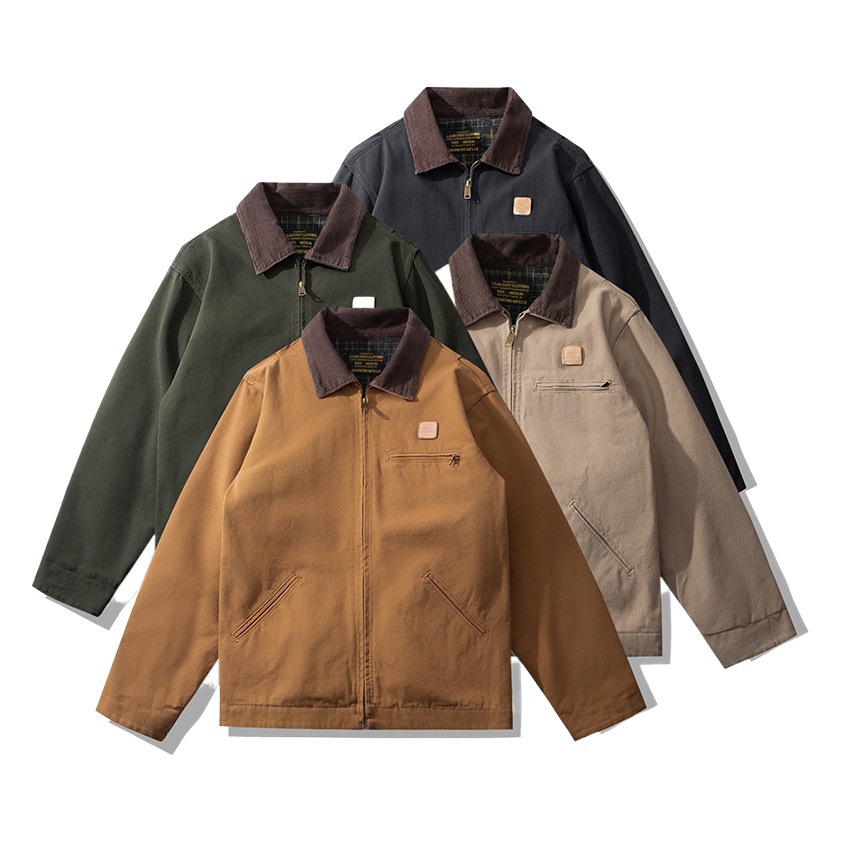 OKONKWO plano para cleanfit Detroit chaqueta Santa Fe j97 lona interestelar engrosada chaqueta