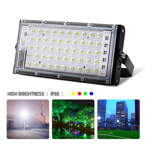 Amazon LED Floodlight 50W Outdoor Basketball Court Special Lighting Outdoor Waterproof Projector Lamp