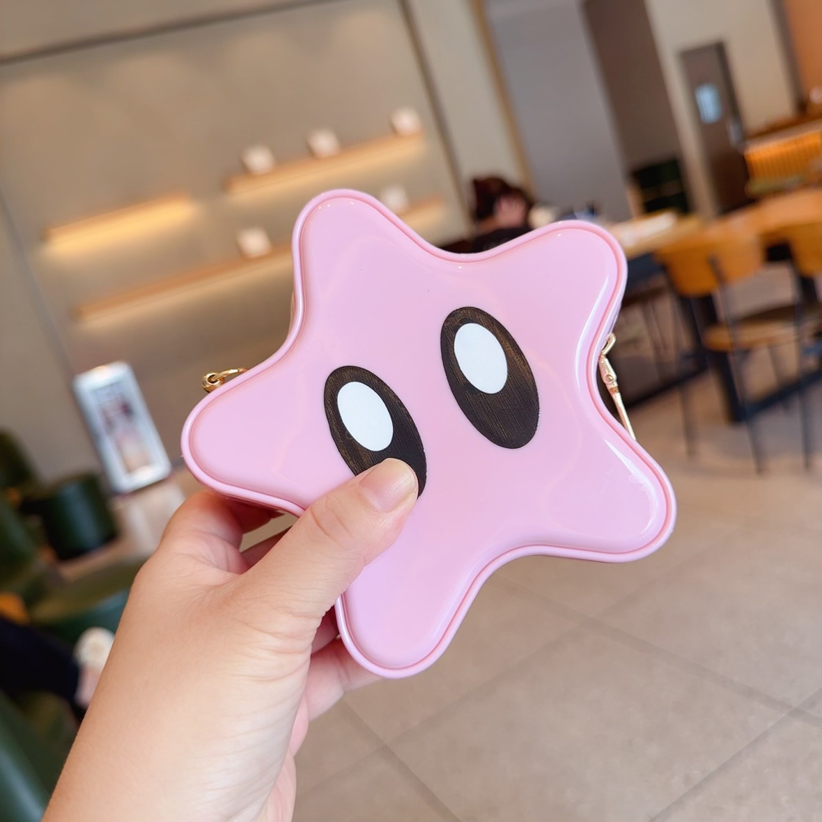 The 2025 new star bag, cute cartoon Guka bag, girls' crossbody bag, fashionable chain bag and girls' pvc bag undefined