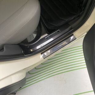 Nano 06 Modification Special Carbon Fiber Welcome Pedal Carbon Fiber Pattern Rear Guard Inner Door Sill Strip Door Sill Strip