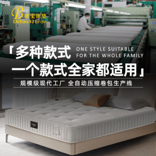 Source Factory Soft and Hard Dual-Purpose Simmons Mattress Five-Star Hotel Independent Spring Mattress Latex Spring Mattress