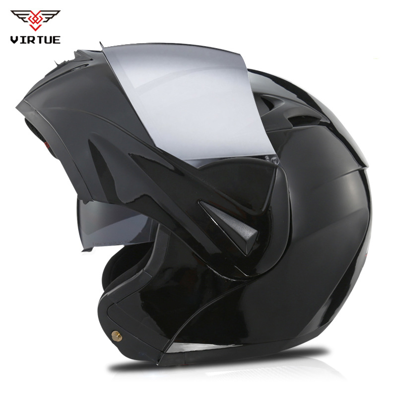 밝은 검은 은색 거울