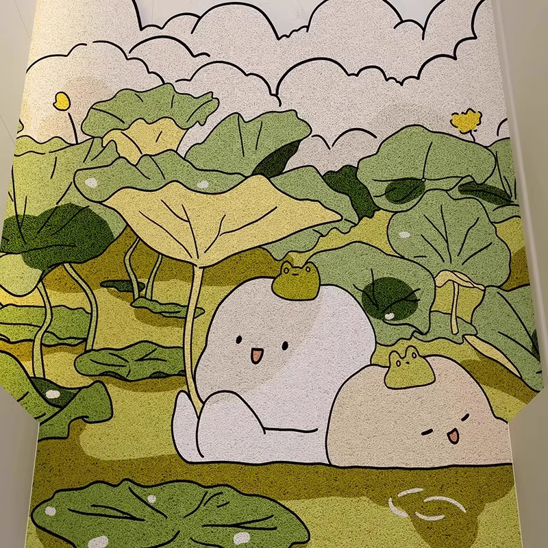연잎 아기-세로 버전