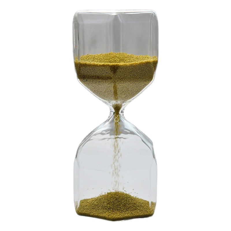 Creativa cuentas de oro reloj de arena moderno minimalista Nórdico regalo personalizado decoración del hogar regalo decoración de escritorio sin tiempo