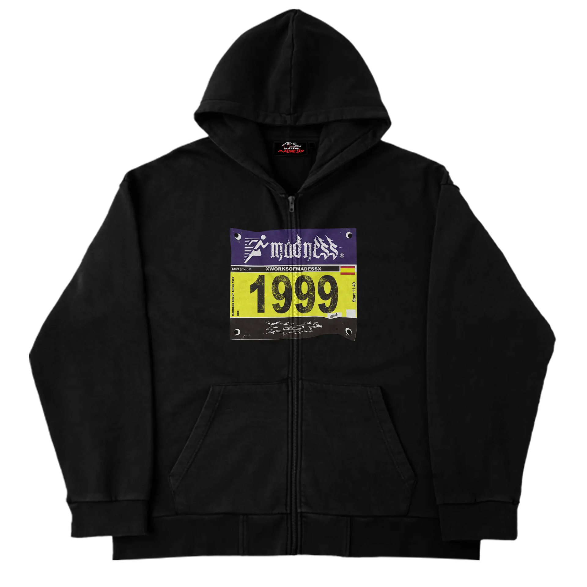 Y2K Zip-Up Hoodie – Oversized Streetwear Jacket With Pockets (S-3XL, Lightweight Polyester, Unisex Urban Style)_viptrois.com