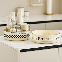 廚房調料旋轉置物架家用桌面多功能調味品收納盤油鹽醬醋瓶收納盒