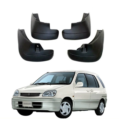 Suitable for 97-03 Toyota Raum mudguard car tire anti-splash mudguard (Mudguard) - 96-03-toyota-raummudguard-black-4