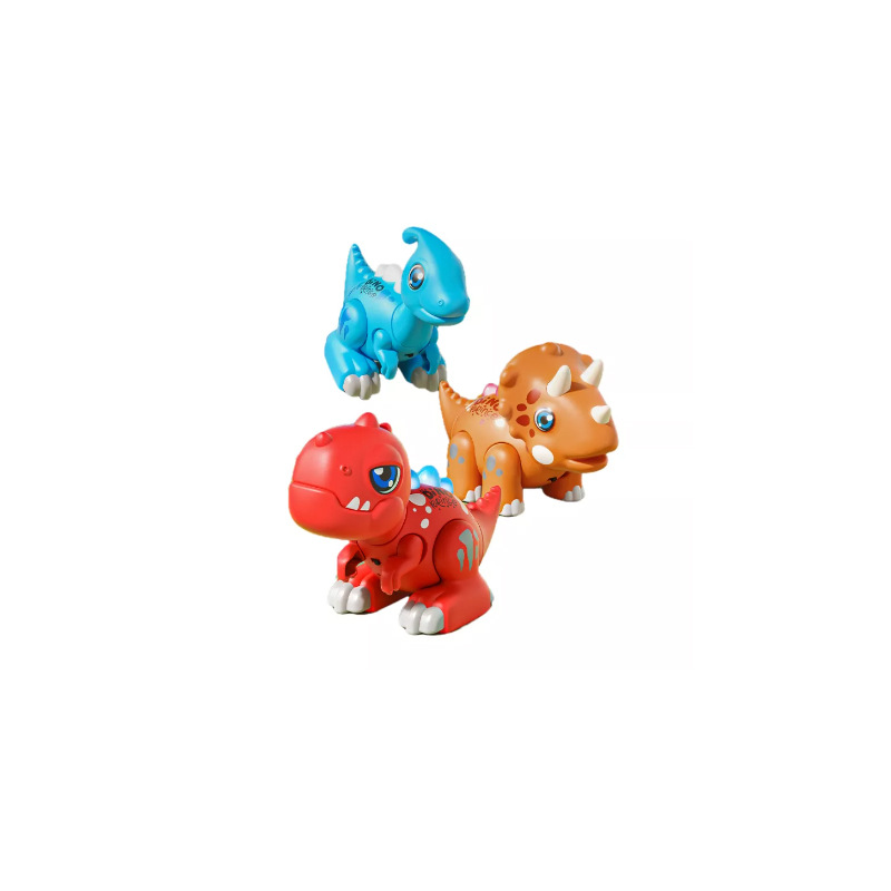 Juguetes de dinosaurios para niños Rompecabezas de montaje magnético Modelo de animal de bricolaje Tyrannosaurus rex 3-6 años Regalos para niños y niñas al por mayor