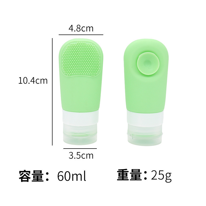 穴付きガスボンベ詰め替えボトル、アウトドア旅行化粧品サンプルボトル詰め替え洗顔料ローションシリコン保存ボトル|undefined