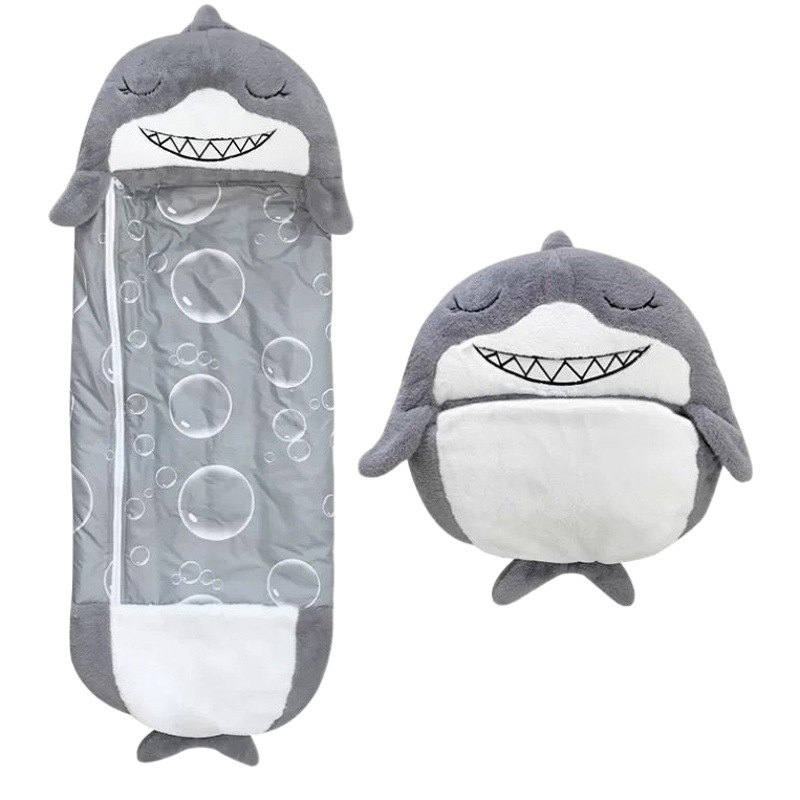 Cartoon Children's Sleeping Bag Children's Animal Pillow Sleeping Bag Folding Anti-Kick Quilt Children's Sleeping Bag