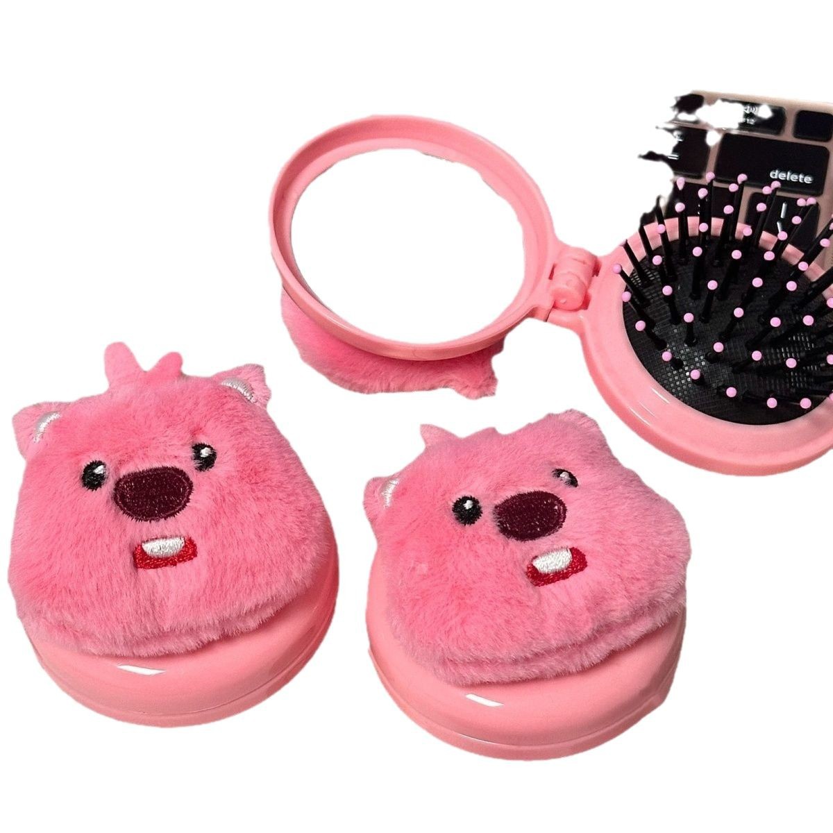 Peines de bolsas de aire de peluche Loopy Peines de aire de peluche Peines de masaje portátiles Peines de masaje mini