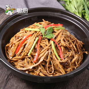 Satsuki Kitchen Chai Fire Smoke Bamboo Стреляет 300 г замораженных бамбуковых съемок, сушеных отелей, полупроданных овощей, быстрых побегов бамбука, оптовые хунанские дымовые бамбуковые съемки