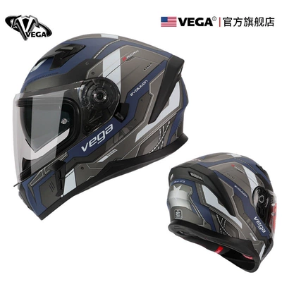 Kempinq və səyahət — for Men and Women, Bluetooth - m-evolutionary-fog-blue-comes-with-anti-fog-patch-black-film-headgear-nose-protection-helmet-bag