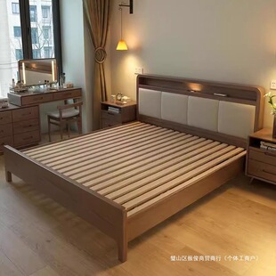 ��ľ��1.2�׆��˴�1.8m�p�˱��W���Դ󴲸��䃦�ﴲ1.5����