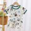 Short -sleeved TZ panda