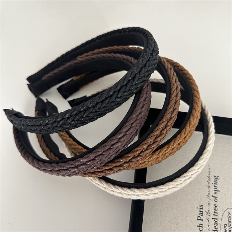 Fascia per capelli twisted larga stile artistico retrò lavaggio_voghion.com