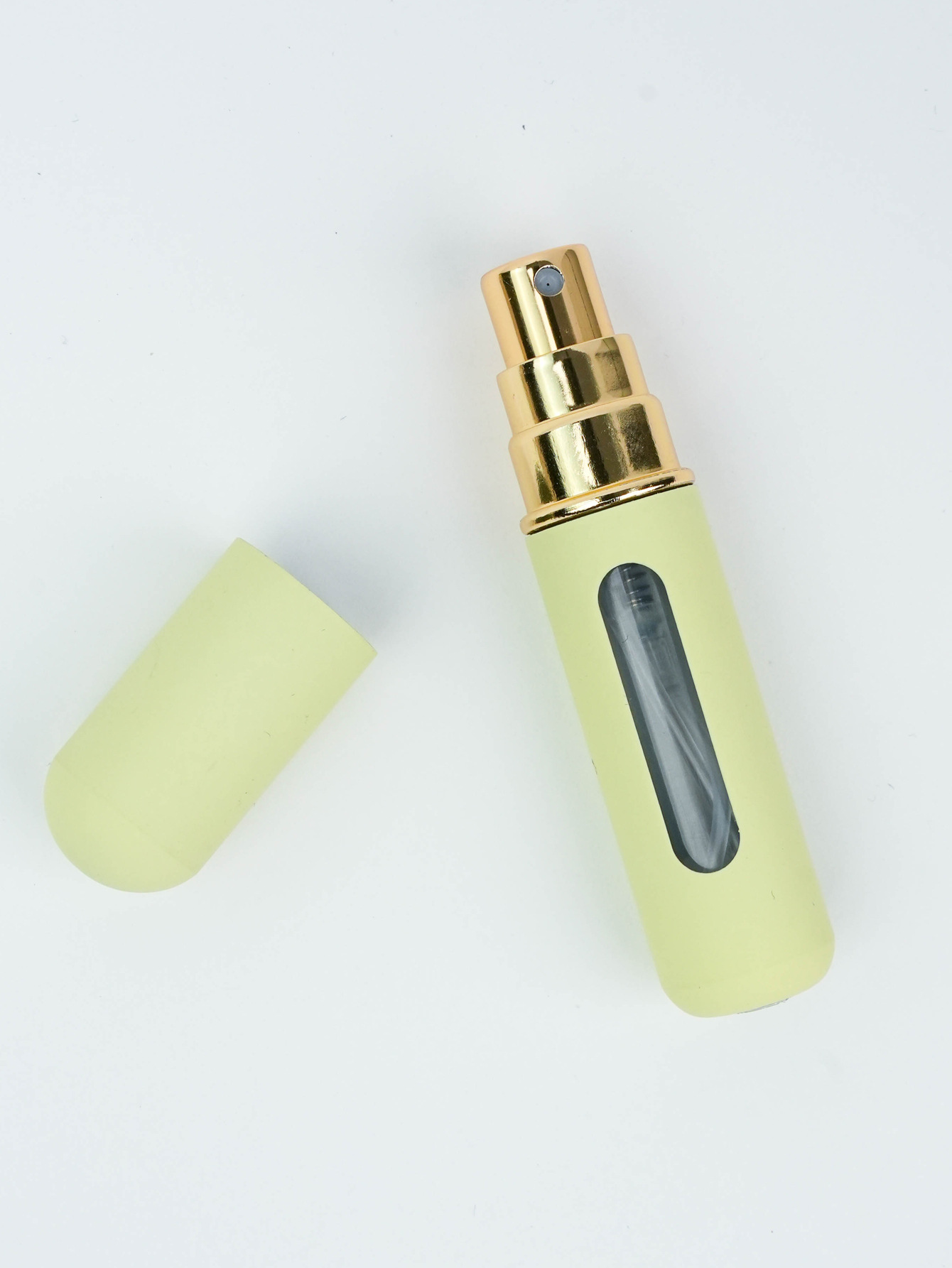 5ml de carga directa inferior perfume sub-botella portátil tipo empuje muestra de aerosol de aluminio botella vacía mini niebla fina sub-embalaje artefacto