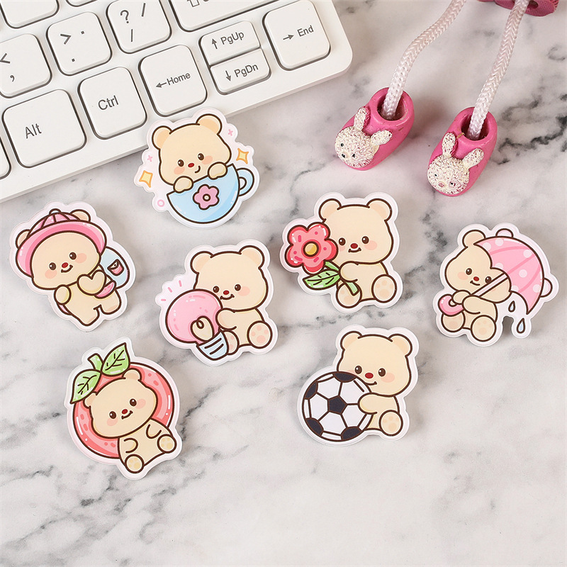 韓系萌えかわいい小黄熊アクリルブローチ漫画バッジペンダント義烏アクセサリーブローチカスタム卸売り|undefined