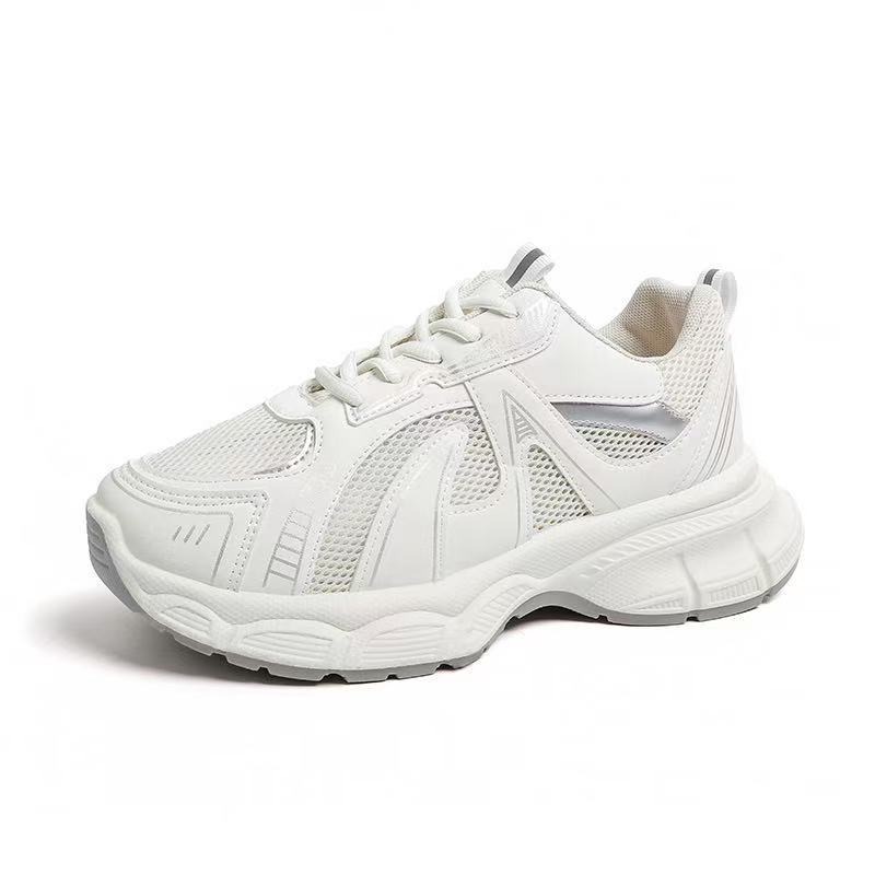 Neue, beliebte Damen-Sportschuhe mit weicher Sohle, dicker Sohle, vielseitigem Mesh-Obermaterial und hohem Absatz, leicht und bequem (Modelljahr 2025)._voghion.com