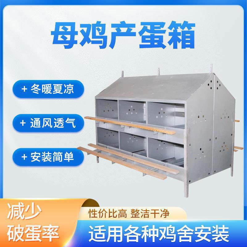 母鸡产蛋箱鸡场人工鸡窝蛋种鸡蛋窝户外集蛋箱畜牧养殖24穴
