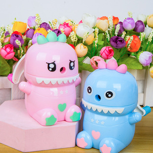 7819 Cartoon Monster Hand Pencil Sharpener Creative Stationery Primary School Students' Prizes Automatic Pencil Sharpener