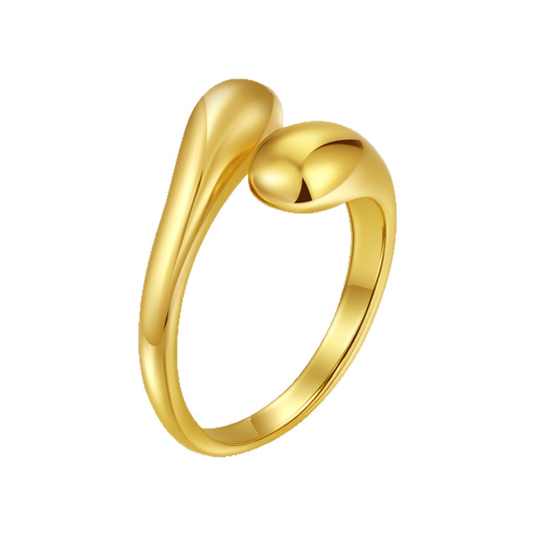 adjustable glossy ring stainless steel