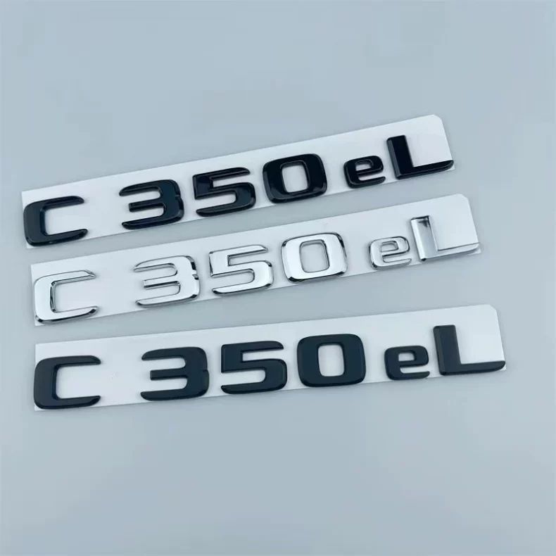 Suitable for Mercedes-Benz New Energy E-Class and New C-Class E350eL C350eL, used for modifying the rear emblem of hybrid vehicles