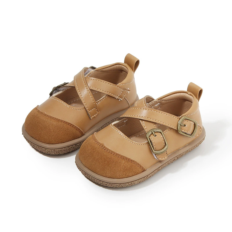 麦布熊 Children's shoes for leather shoes, demi-season footwear for early age for boys, Korean style
