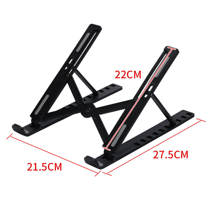 Soporte de aleación de aluminio para portátil o tablet, plegable, ergonómico y con función de ventilación