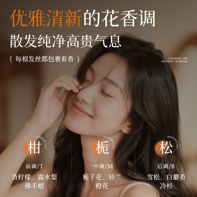 黑松露柔顺奢护发膜白松露臻萃顺滑发膜顺滑免蒸倒膜柔顺养发修护|undefined
