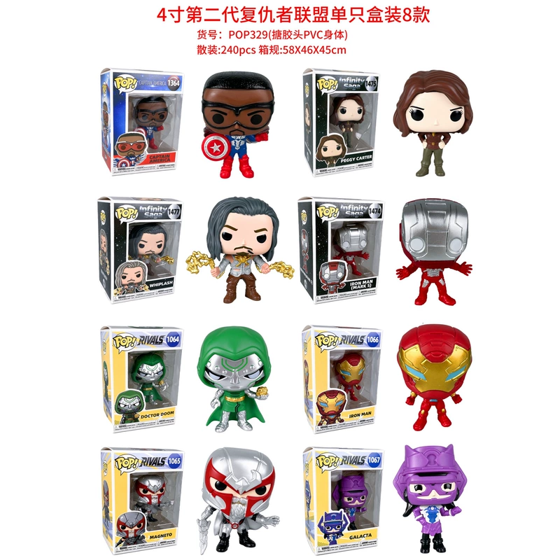 Фигурки Marvel Человек-паук и Мстители для стола