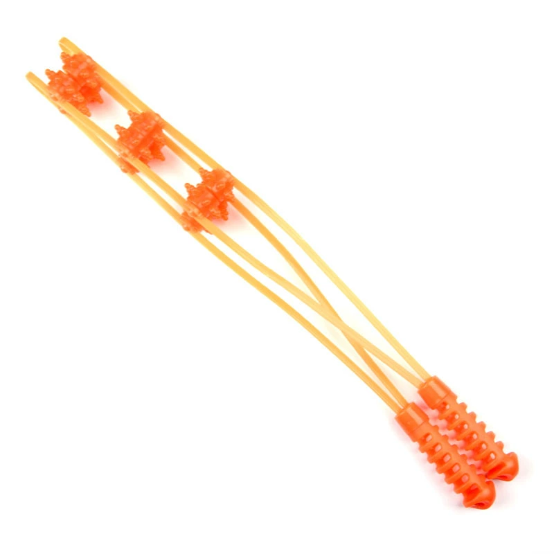 Back massage roller bar, 50 cm, multi-wheel 2–6 rows, green/yellow/blue