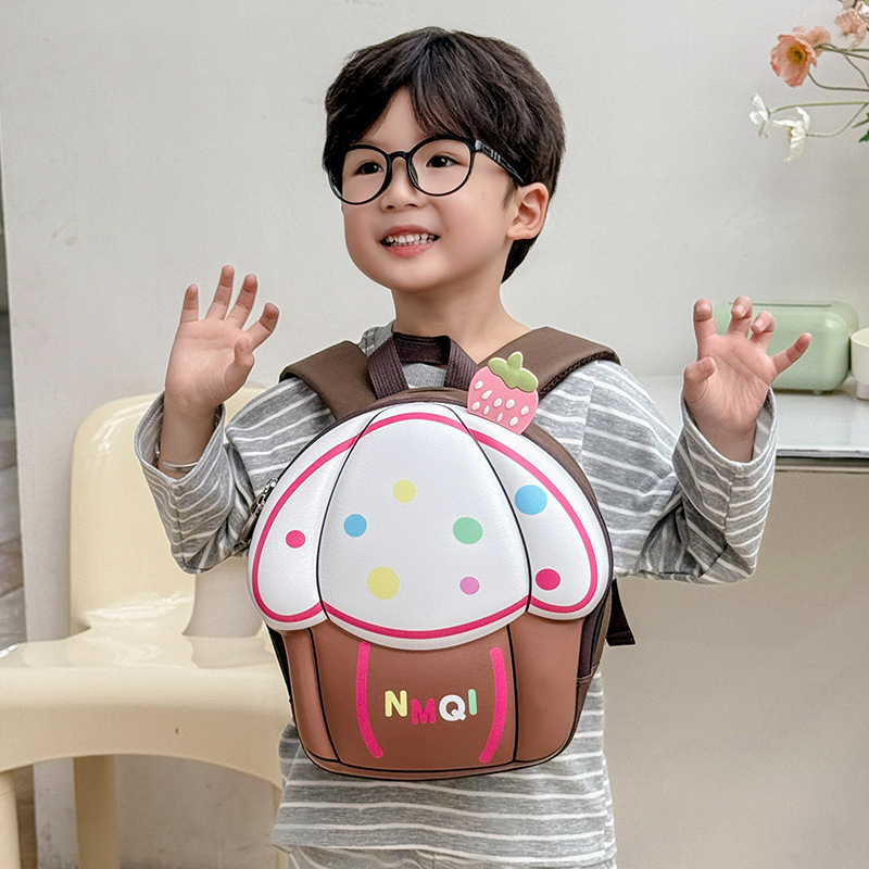 2025 bolsas lindas para niños nuevos pastel mochila de cáscara dura guardería ligera mochila escolar para niños y niñas mochila de pecho